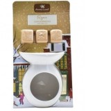 Rejoice - Kit aromaterapie cu ceara parfumata, Turta Dulce, Aroma Land