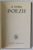 DEDICATIA LUI A. TOMA PE VOLUMUL &#039; POEZII &#039; , DATATA 1943