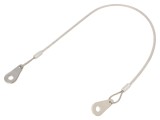 Cablu de asigurare PVC, oțel inoxidabil 320mm