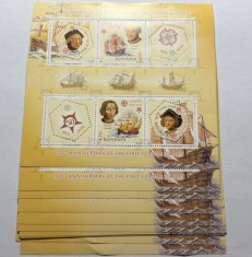 Lot 18 colite timbre 2005-a 50-a aniversare de la primele marci postale din Europa, la jumatate de pret