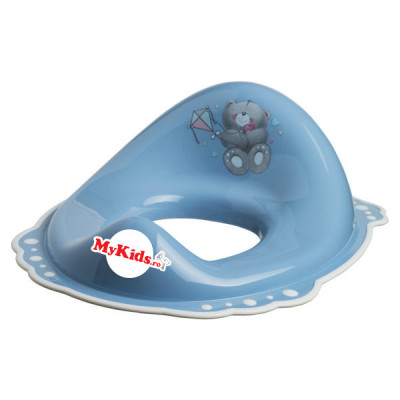 Reductor wc copii MyKids Bears Blue-White antialunecare GreatGoods Plaything foto