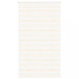 VidaXL Jaluzea tip zebra 125x200 cm lățime țesătură 120,9 cm poliester