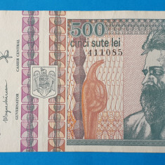 Bancnota 500 Lei 1992 - Seria G - profil spre dreapta in stare foarte buna