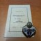 AMS @ - INSIGNA SI BREVET RADIOTELEGRAFIST CLASA A III-A, MINISTERUL APARARII NATIONALE, 1987
