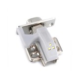 Set iluminat automat LED, Pentru atasare la balamale, Alb