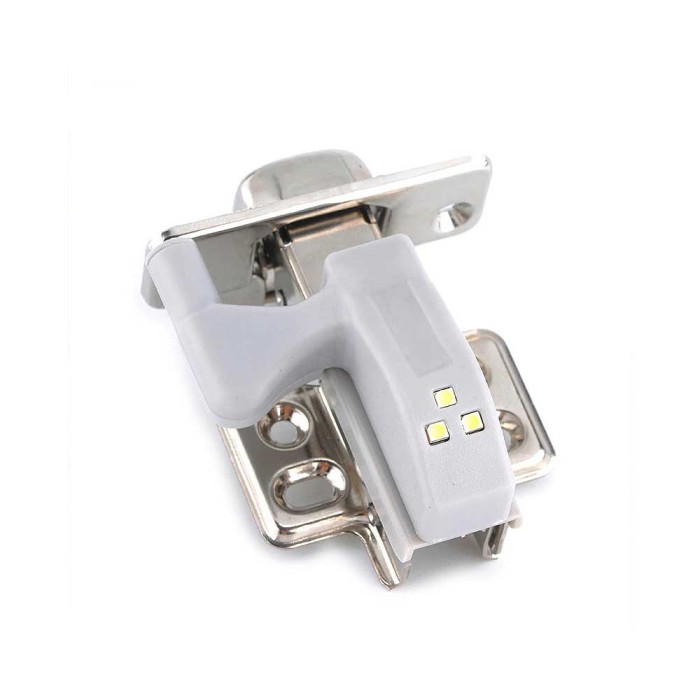 Set iluminat automat LED, Pentru atasare la balamale, Alb