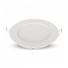Corp iluminat led rotund incorporabil 18w 6000k alb rece foto