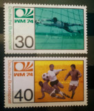 Germania 1974 fotbal sport fotbaliști serie 2v nestampilata, Nestampilat