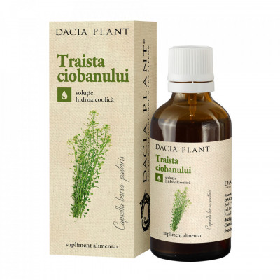 Tinctura traista ciobanului 50ml dacia plant foto