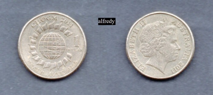 Australia 2011 1 dollar, CHOGM