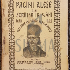 PAGINI ALESE DIN SCRIITORII ROMANI "INCHINARE LUI TUDOR VLADIMIRESCU"