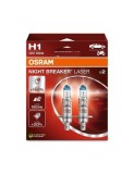 Set 2 Becuri Auto H1 Osram Night Breaker Laser Next Gen +150% Iluminare 12V 55W