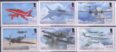 Lot de timbre cu avioane foto