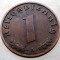 B.058 GERMANIA 1 REICHSPFENNIG 1938 A