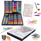 Set trusa de pictura si desen pentru copii NYTRO, 168 piese, Negru
