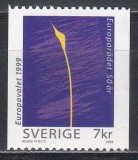 Suedia 1999 - Cea de-a 50-a aniversare a Consiliului European, MNH