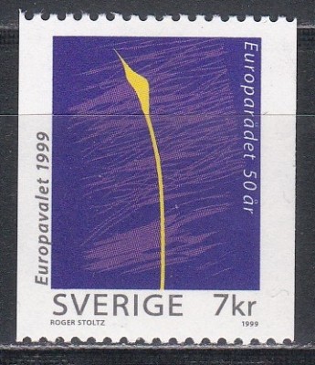 Suedia 1999 - Cea de-a 50-a aniversare a Consiliului European, MNH foto