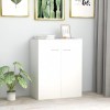 VidaXL Dulap, alb, 60x30x75 cm, lemn prelucrat 800729