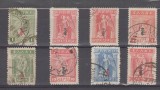 A12 S3 11 - Timbre foarte vechi - Grecia - statui antice - supratipar, Religie, Stampilat