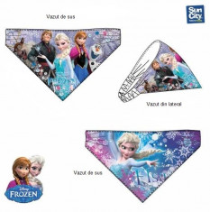 Bandana cu elastic pentru fetite DISNEY Frozen-Sun City EP4356, Mov foto