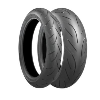 Anvelopa Cauciuc Spate Moto 180 55 17 Bridgestone TL 73W S21 J foto
