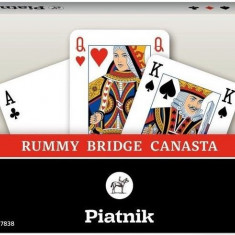 Set 2 pachete carti de joc - Poker, Bridge, Canasta | Piatnik