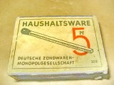 A231- Haushaltsvare Cutie tigarete germana veche carton Deutsche Zundwaren.