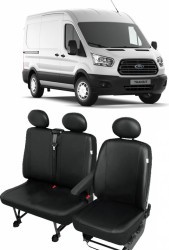 Huse scaune din piele Peugeot Boxer 3 locuri 2+1 2015 - 2021 foto