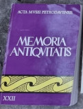 Memoria Antiqvitatis Vol. XXII