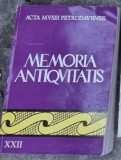 Memoria Antiqvitatis Vol. XXII