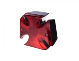 Stop Spate Moto Cruce Malteza, Bec Bay15D, Metal/Plastic, Filet M8, Iluminare Placute Inmatriculare