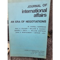 Journal of international affairs. An era of negations - V. Averell Harriman