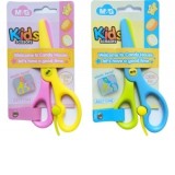 Foarfeca de siguranta, lame 13.5 cm din plastic, ambalaj Try Me, diverse culori, M&amp;amp;amp;G