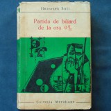 Partida de biliard de la ora 9 &frac12; 1/2 - Heinrich B&ouml;ll: nuvelă, satiră socială, război, moralitate, responsabilitate, literatură germană, ironie