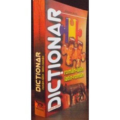 DICTIONAR ROMAN-LATIN / LATIN-ROMAN de ALEXANDRU ANDREI , 2014 *PREZINTA HALOURI DE APA