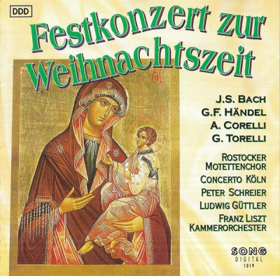 CD Festkonzert Zur Weihnachtszeit, original foto