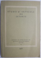 Studii si articole de istorie XIV