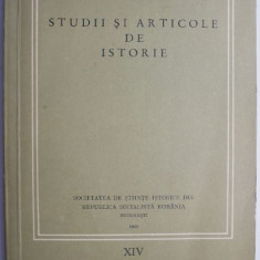 Studii si articole de istorie XIV