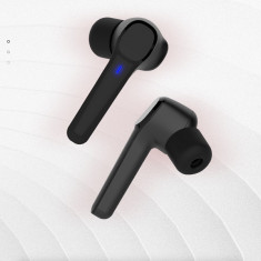 Casti fara fir, in-ear, stereo, Bluetooth 5.0, negru, TWS-5 foto