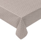 Cumpara ieftin Fata de Masa Plastifiata Bej cu Model Frunze 180x140cm
