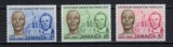 Set 3 timbre Jamaica 1965 &ndash; Centenarul Revoltei Morant Bay (Bogle &amp; Gordon) -A62