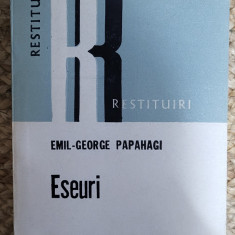 EMIL - GEORGE PAPAHAGI - ESEURI , 1985