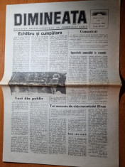 ziarul dimineata 11 ianuarie 1990-ziar din jud. sibiu,art. revolutia romana foto