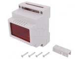 Carcasă pentru Șină DIN, Polistiren, 89mm x 69,7mm x 64,7mm, KRADEX
