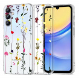 Husa Tech-Protect FlexAir+ pentru Samsung Galaxy A15 4G/5G Garden Floral, Silicon, Carcasa