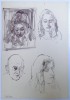 Traian Bradean - TUS 29.5/21 cm - Semnat - Pictura Grafica - Certificat Autenticitate - Album Arta