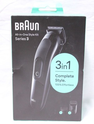Aparat de tuns electric cu acumulator BRAUN SK2400 All In One 3 in 1 Series 3 foto
