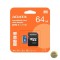 Card Memorie microSDXC Adata 64Gb Clasa 10 / UHS-1 U1 Cu Adaptor AUSDX64GUICL10A1-RA1