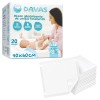 Aleze Protectie Pat Davas 40x60 cm Absorbante 5 Straturi Unica Folosinta 20 Buc Benzi Adezive