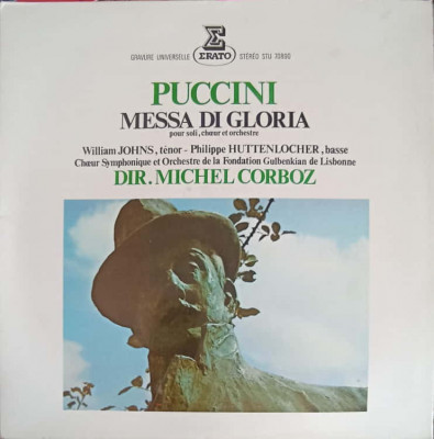 Disc vinil, LP. Messa Di Gloria 1880 (Per Soli, Coro E Orchestre)-Puccini, Michel Corboz, Choeur Symphonique De foto